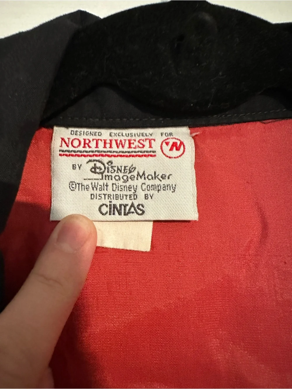 Vintage Northwest Black Jacket with Red Trim